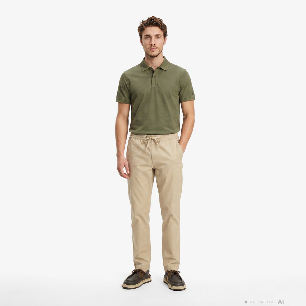 Tommy Hilfiger Seasonal Quality Erkek Haki Pantolon