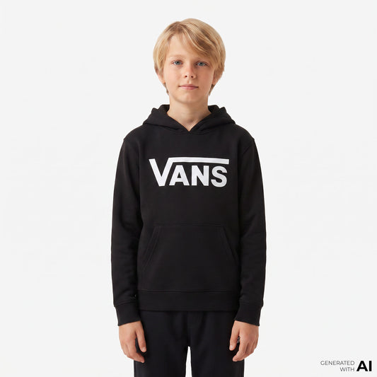 Vans Classic Kids Po Çocuk Siyah Sweatshirt
