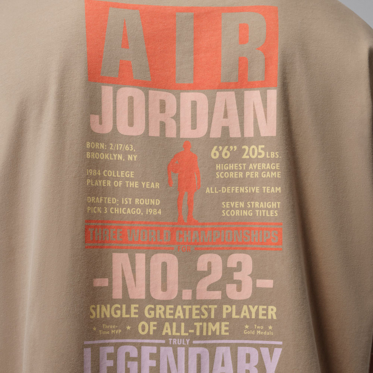 Jordan Flight Legendary Erkek Kahverengi T-shirt