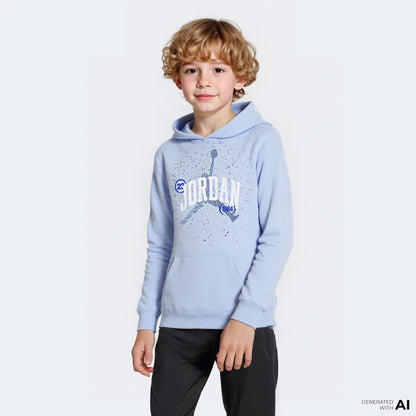 Jordan French Terry Jumpman Çocuk Mavi Sweatshirt