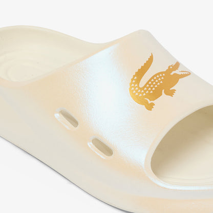 Lacoste Meduz Slide Kadın Beyaz Terlik