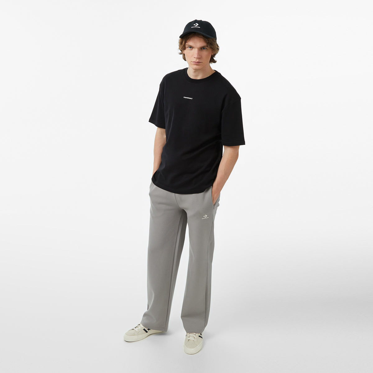 Converse Regular Fit Erkek Siyah T-shirt