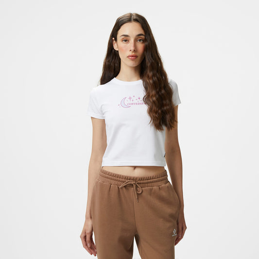 Converse Retro Kadın Beyaz T-shirt