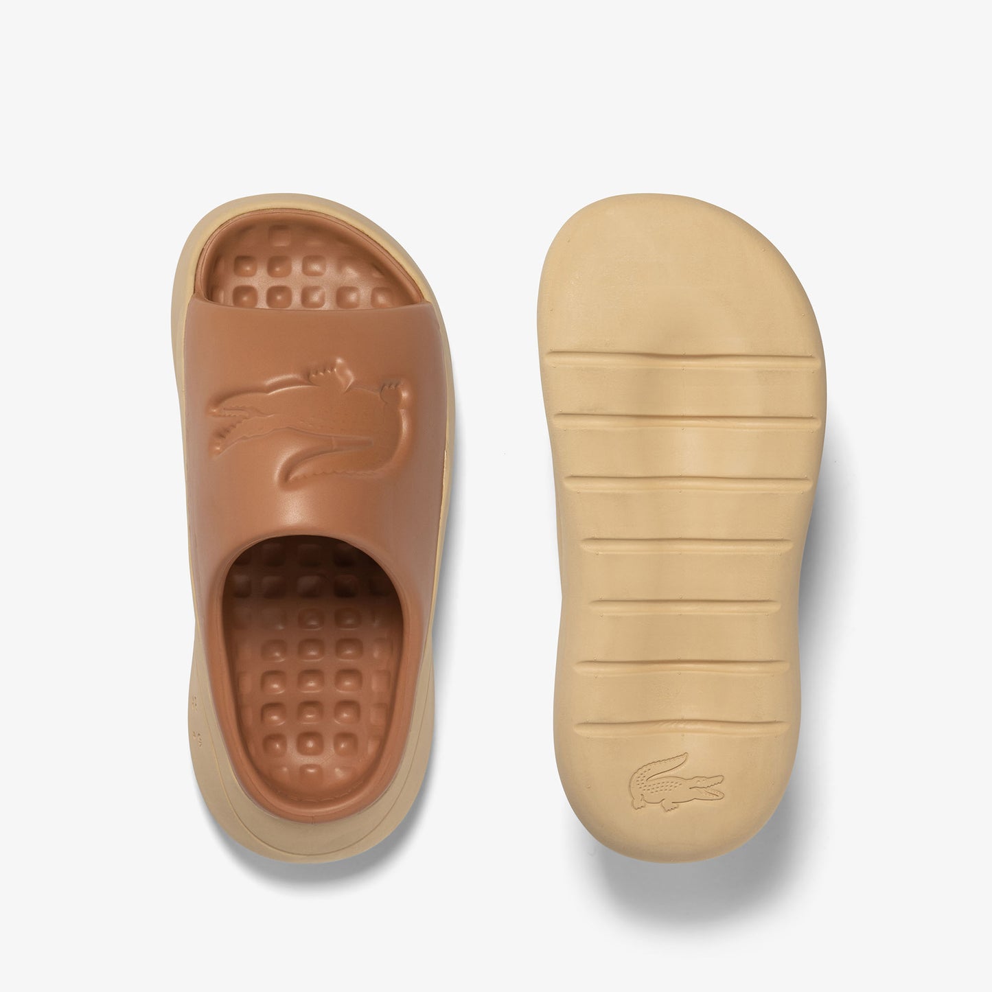 Lacoste Serve Slide 3.0 Kadın Kahverengi Terlik