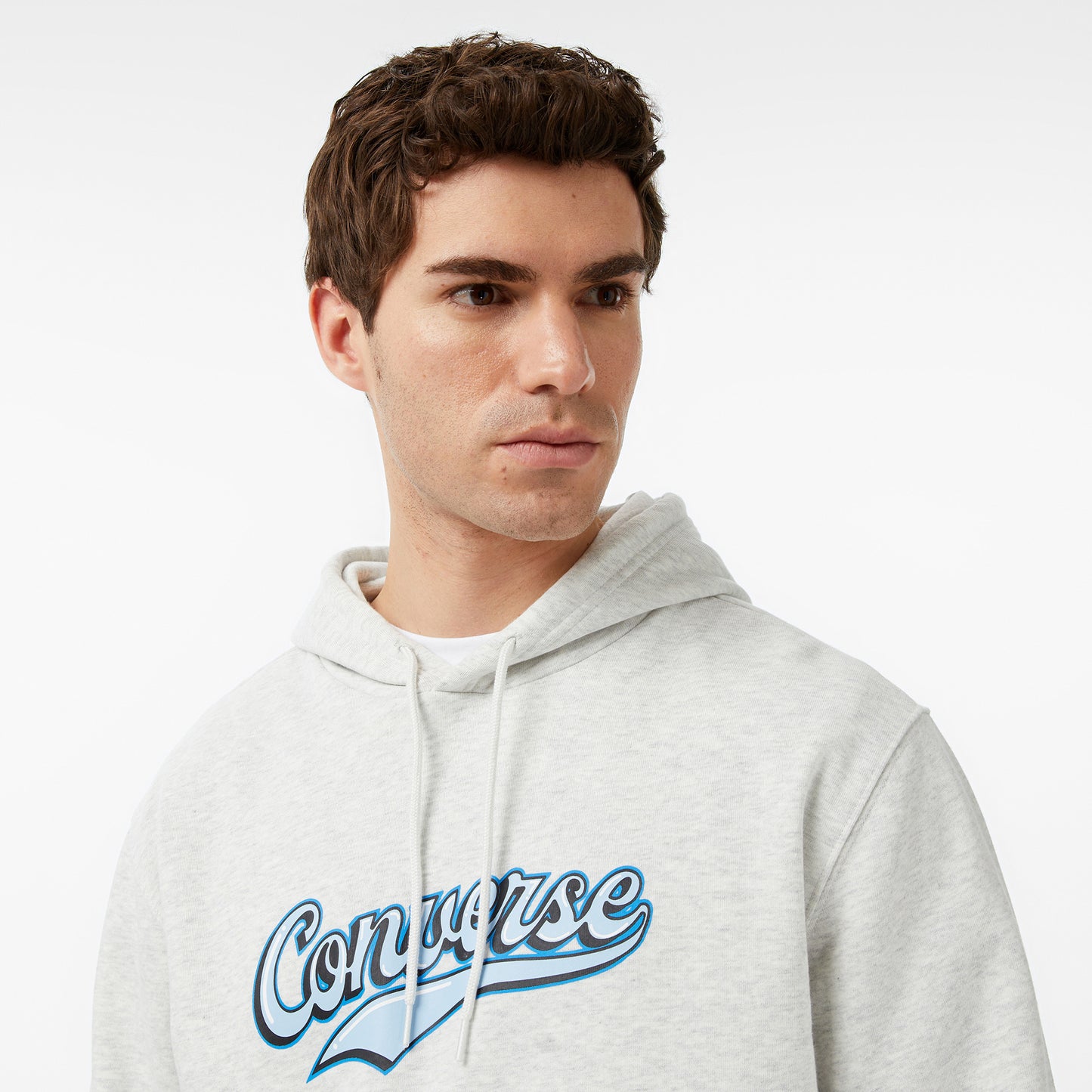 Converse Erkek Gri Hoodie