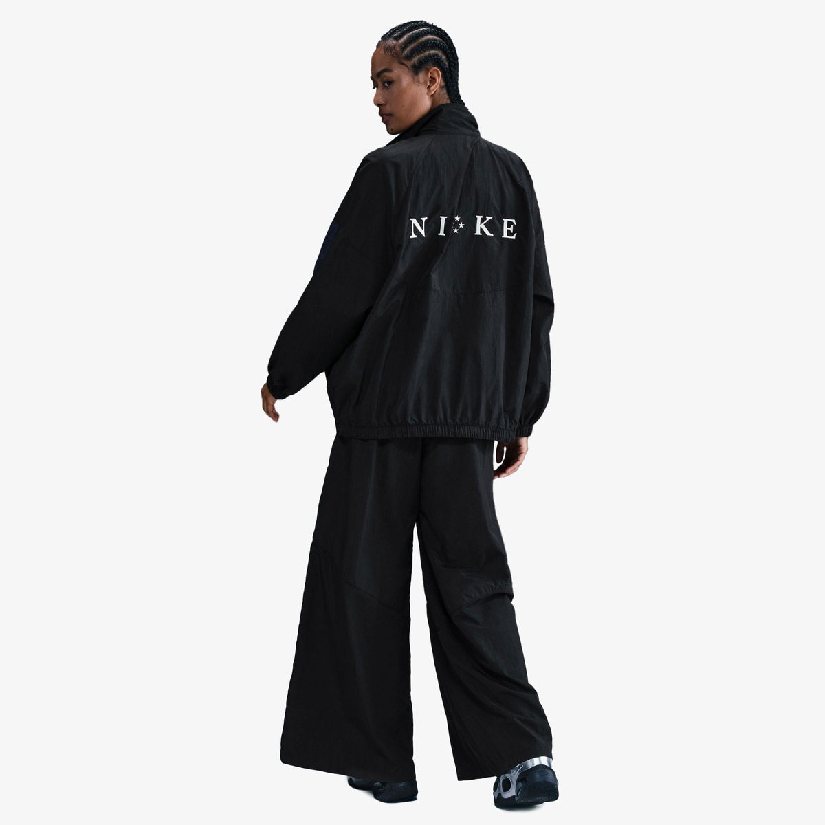 Nike Sportswear Wide Leg Kadın Siyah Eşofman Altı