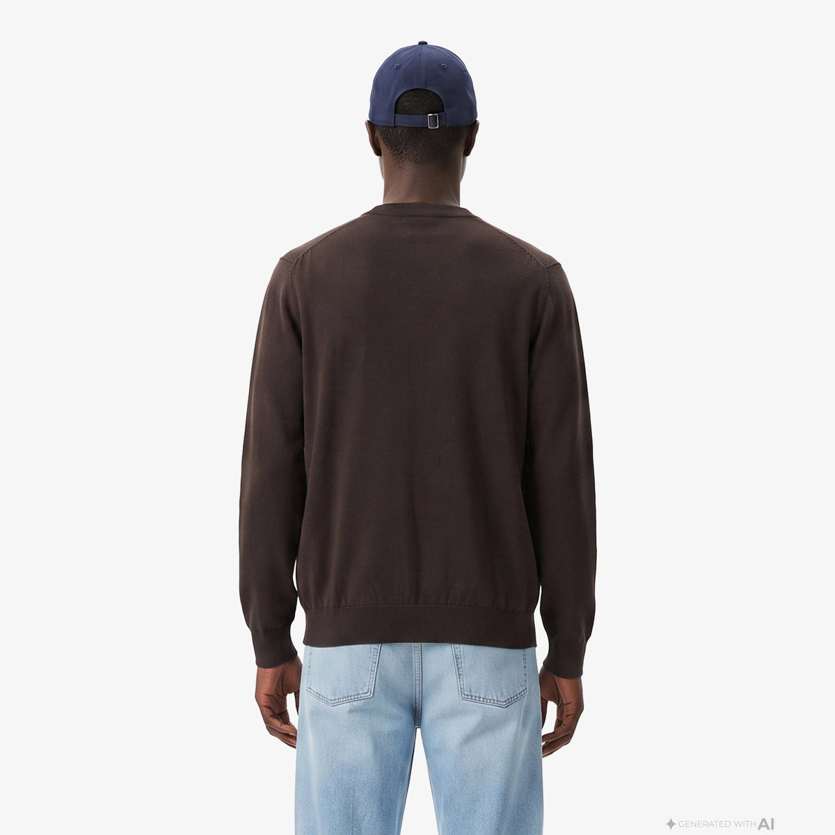 Lacoste Regular Fit Erkek Kahverengi Kazak