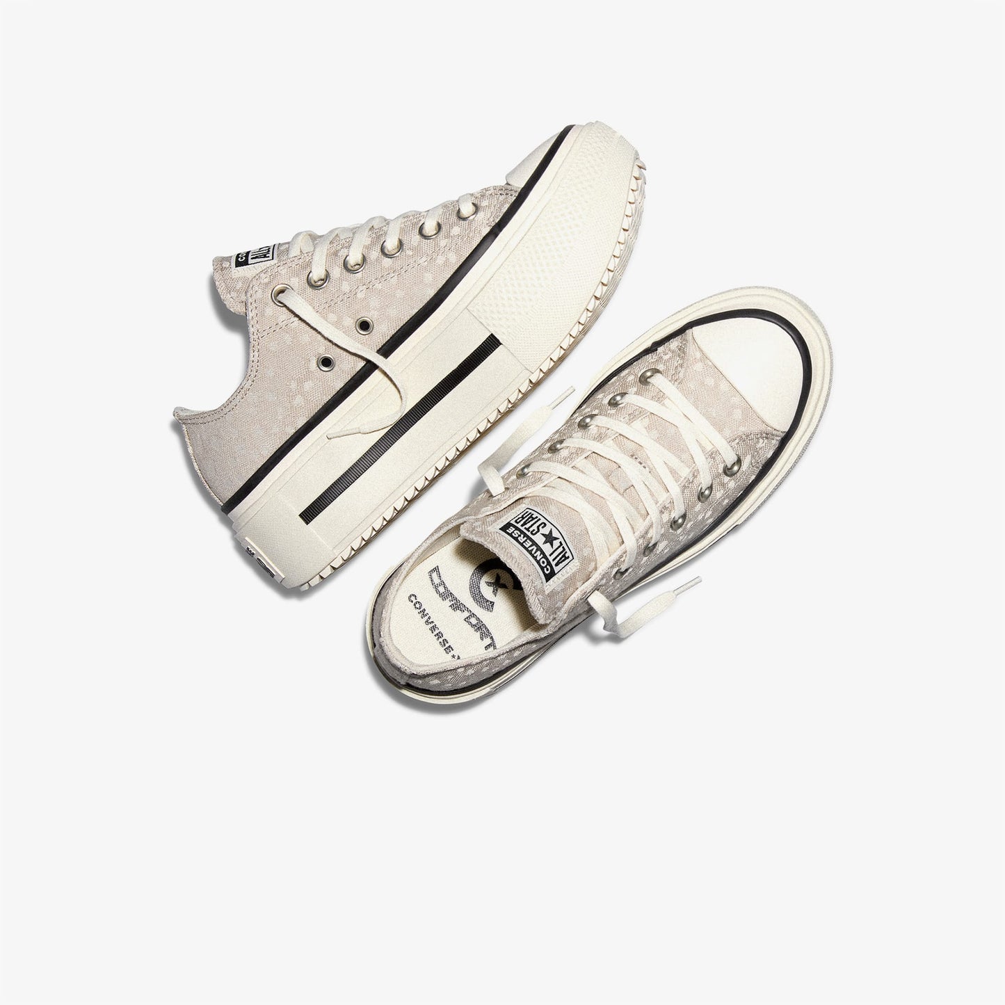 Converse Chuck Taylor All Star Lift Double Stack Unisex Bej Sneaker