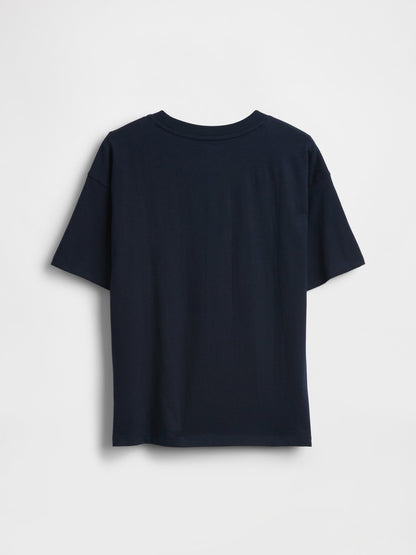 Lacivert Relaxed Gap Logo T-shirt
