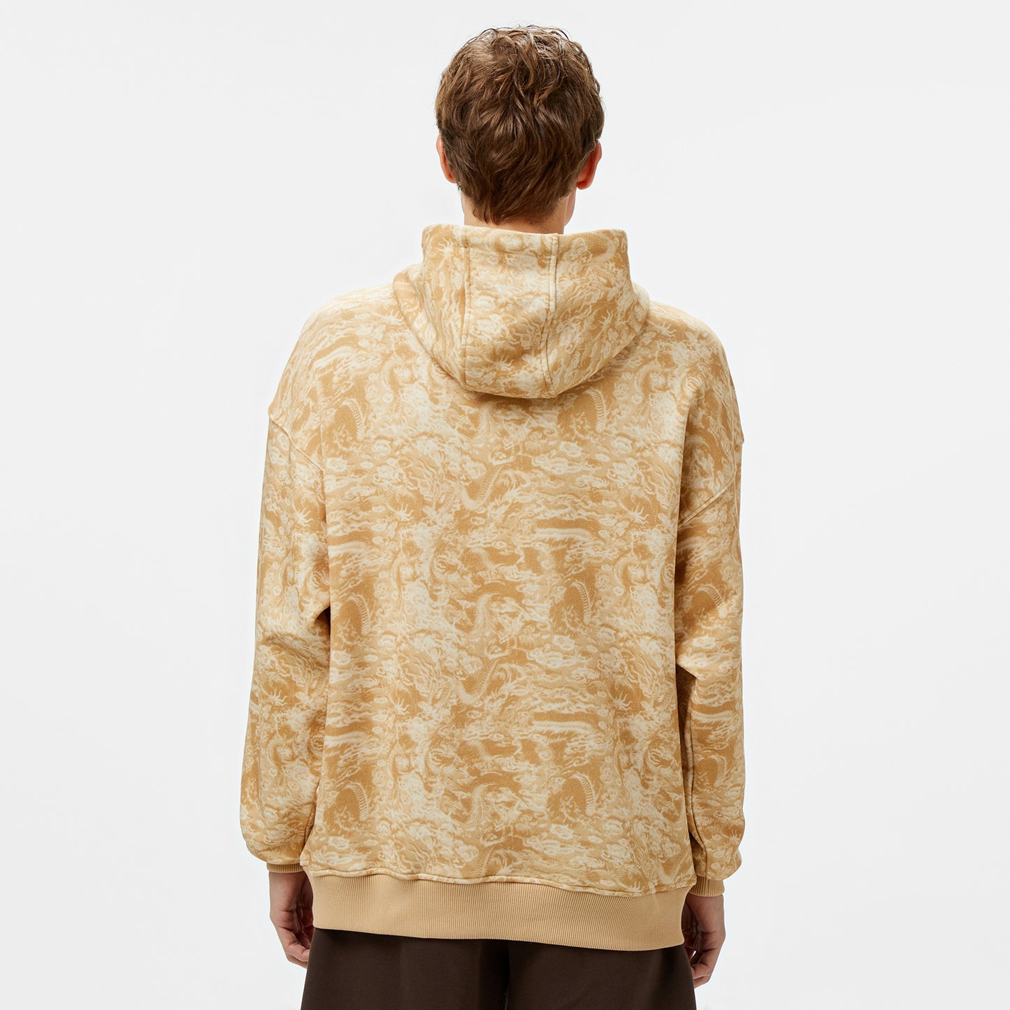 United4 Limited Edition Dragon Erkek Krem Sweatshirt