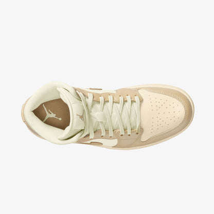 Nike Air Jordan 1 Mid Se 'hoops Gold Pac' Kadın Sarı Spor Ayakkabı