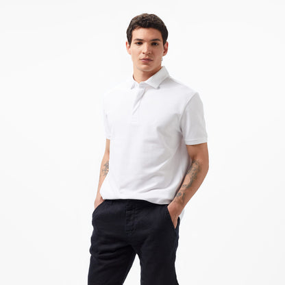 Nautica Erkek Beyaz Slim Fit Kısa Kollu Polo Yaka T-shirt