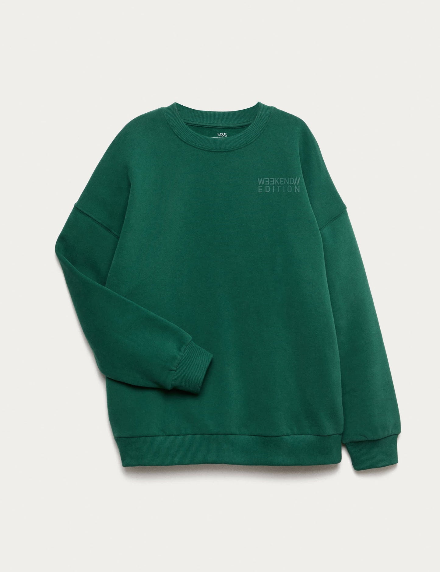 Pamuk Karışımlı Slogan Sweatshirt (6-16 yaş)