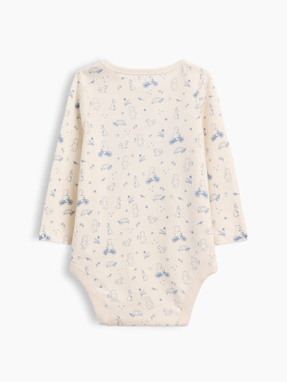 Krem Organik Pamuk Gap Logo Bodysuit