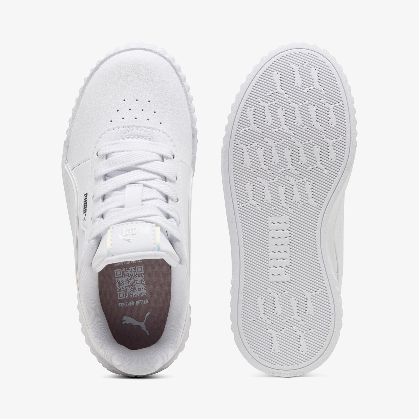 Puma Carina 3.0 Holo 2.0 Çocuk Beyaz Spor Ayakkabı