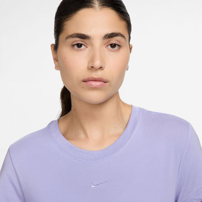 Nike Sportswear Chill Knit Kadın Mor T-shirt