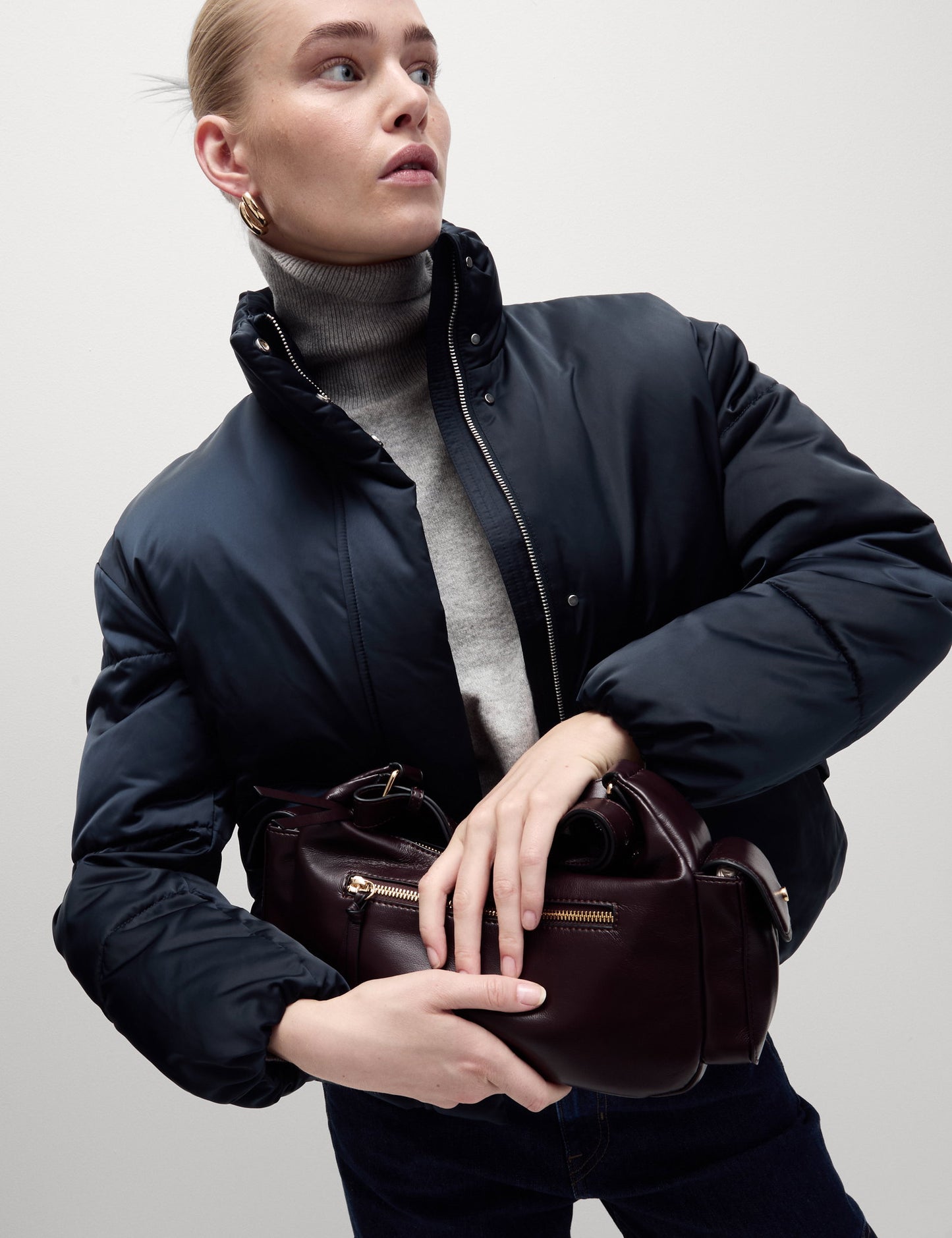 Saten Thermowarmth™ Puffer Mont
