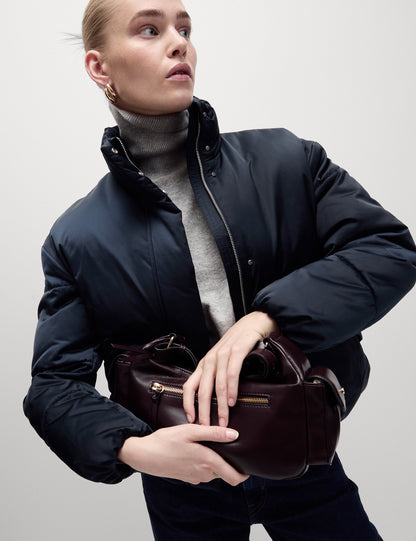 Saten Thermowarmth™ Puffer Mont