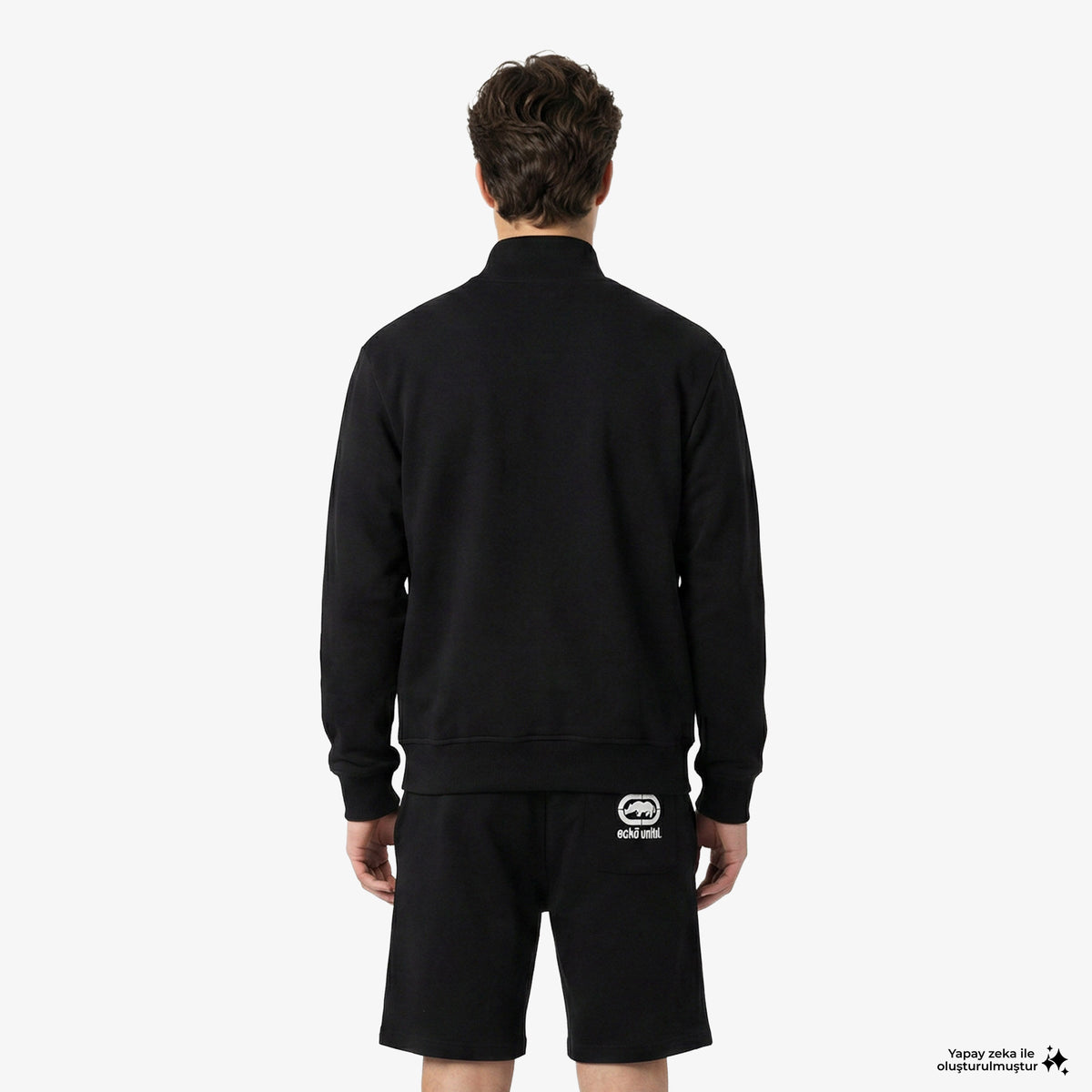 Ecko Myndus Erkek Siyah Sweatshirt