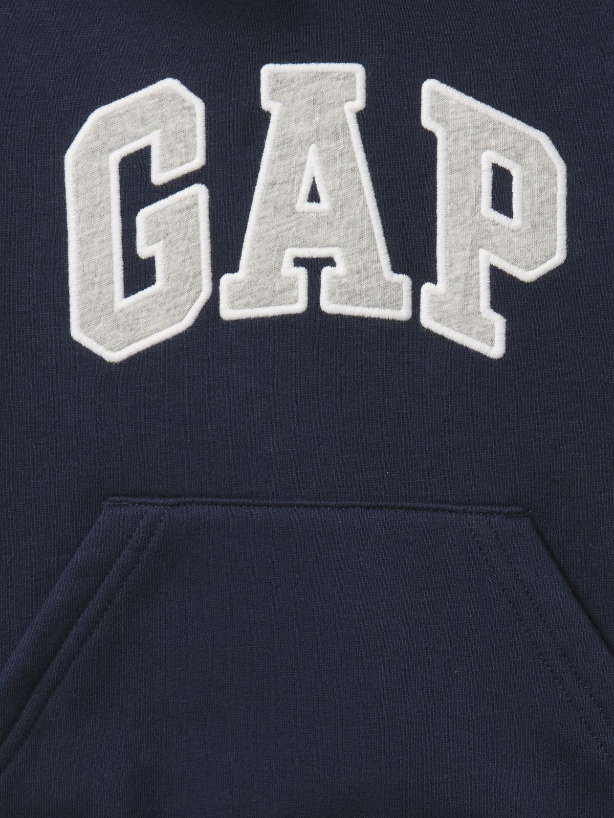 Lacivert Gap Logo Relaxed Havlu Kumaş Sweatshirt