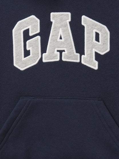 Lacivert Gap Logo Relaxed Havlu Kumaş Sweatshirt