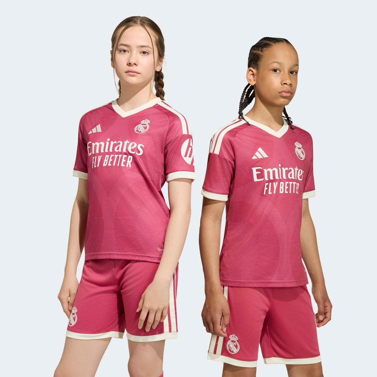 Adidas Real 3 Jsy Y Çocuk Pembe Forma