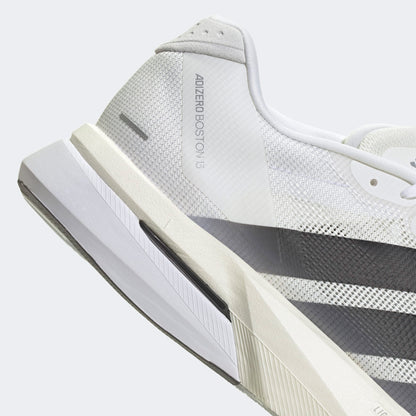 Adidas Adizero Boston 13 Erkek Beyaz Koşu Ayakkabısı