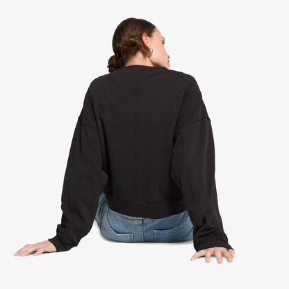 Puma Downtown Re:collectıon Crew Kadın Siyah Sweatshirt