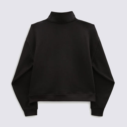 Vans Leighton Mock Neck Fleece Kadın Siyah Sweatshirt