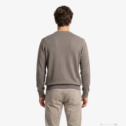 Nautica Erkek Haki Regular Fit Triko