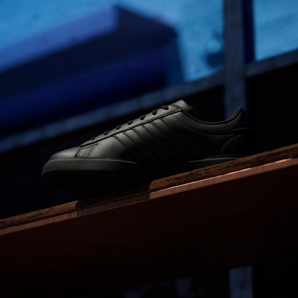 Adidas Grand Court Cloudfoam Comfort Erkek Siyah Spor Ayakkabı