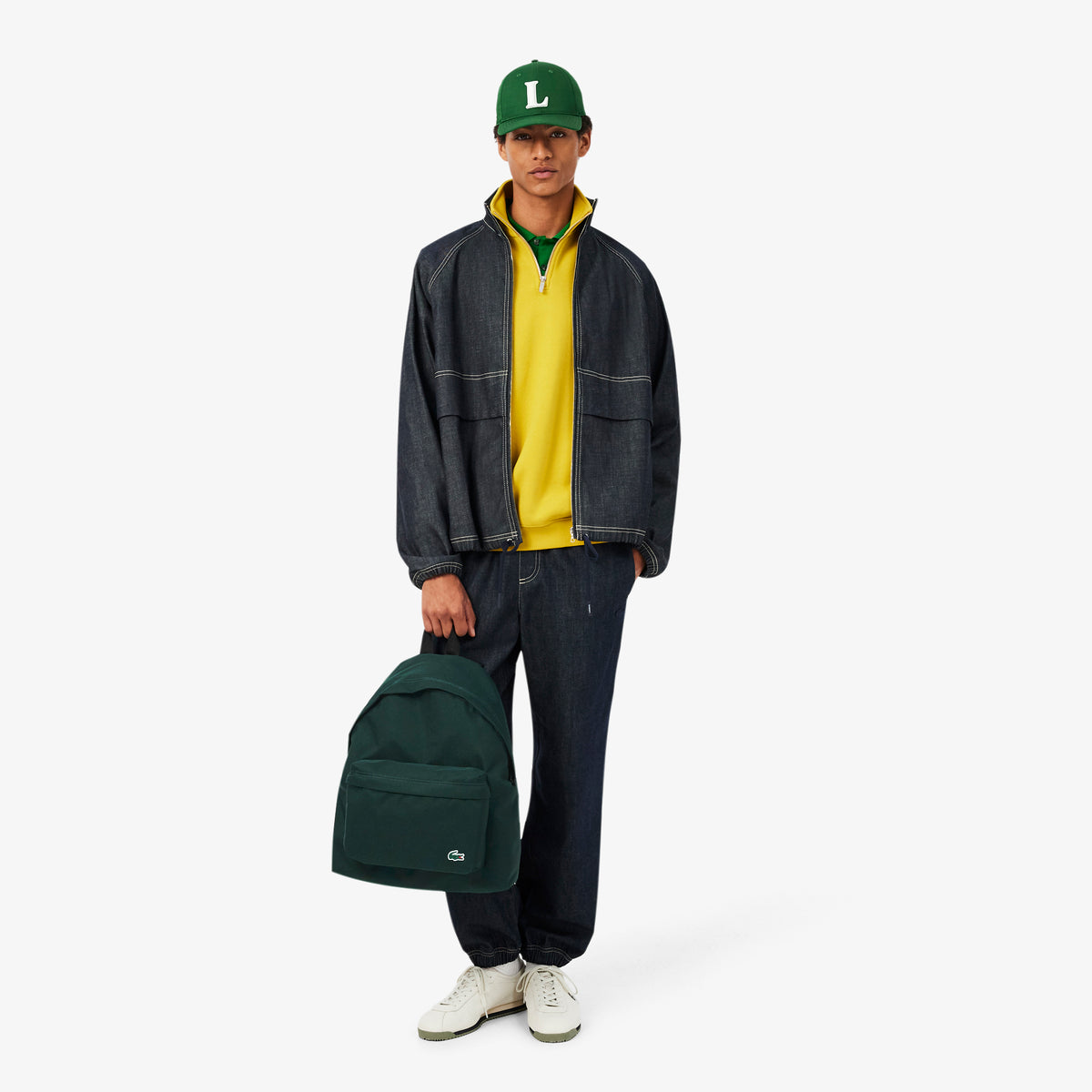 Lacoste Casual Croc Erkek Yeşil Sırt Çantası