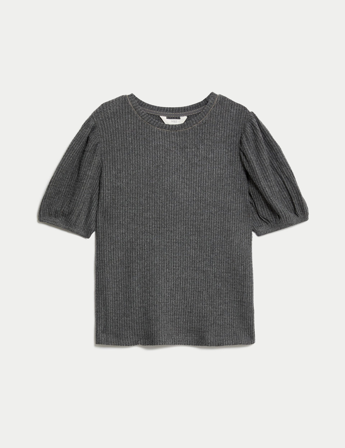 Regular Fit Waffle Pijama Üstü