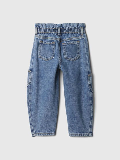 Koyu Mavi Horseshoe Jean Pantolon