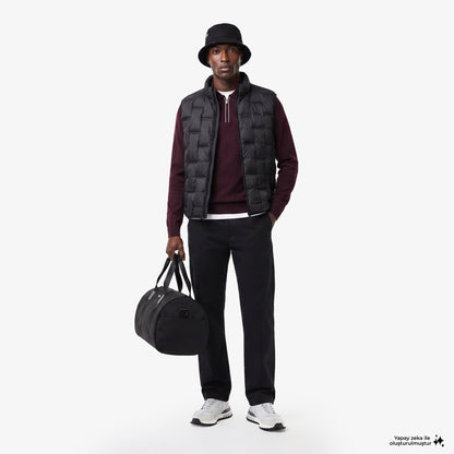 Lacoste Regular Fit Erkek Siyah Yelek