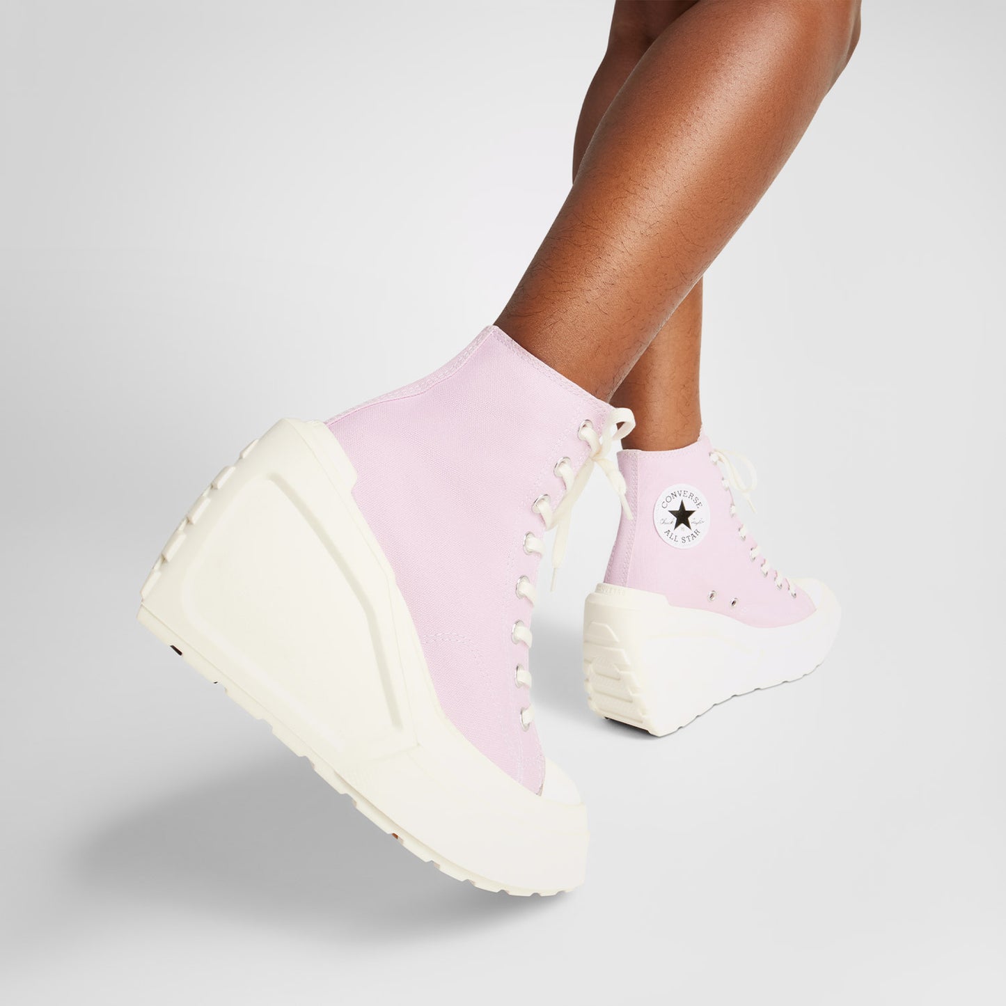 Converse Chuck 70 De Luxe Wedge Unisex Pembe Platform Sneaker
