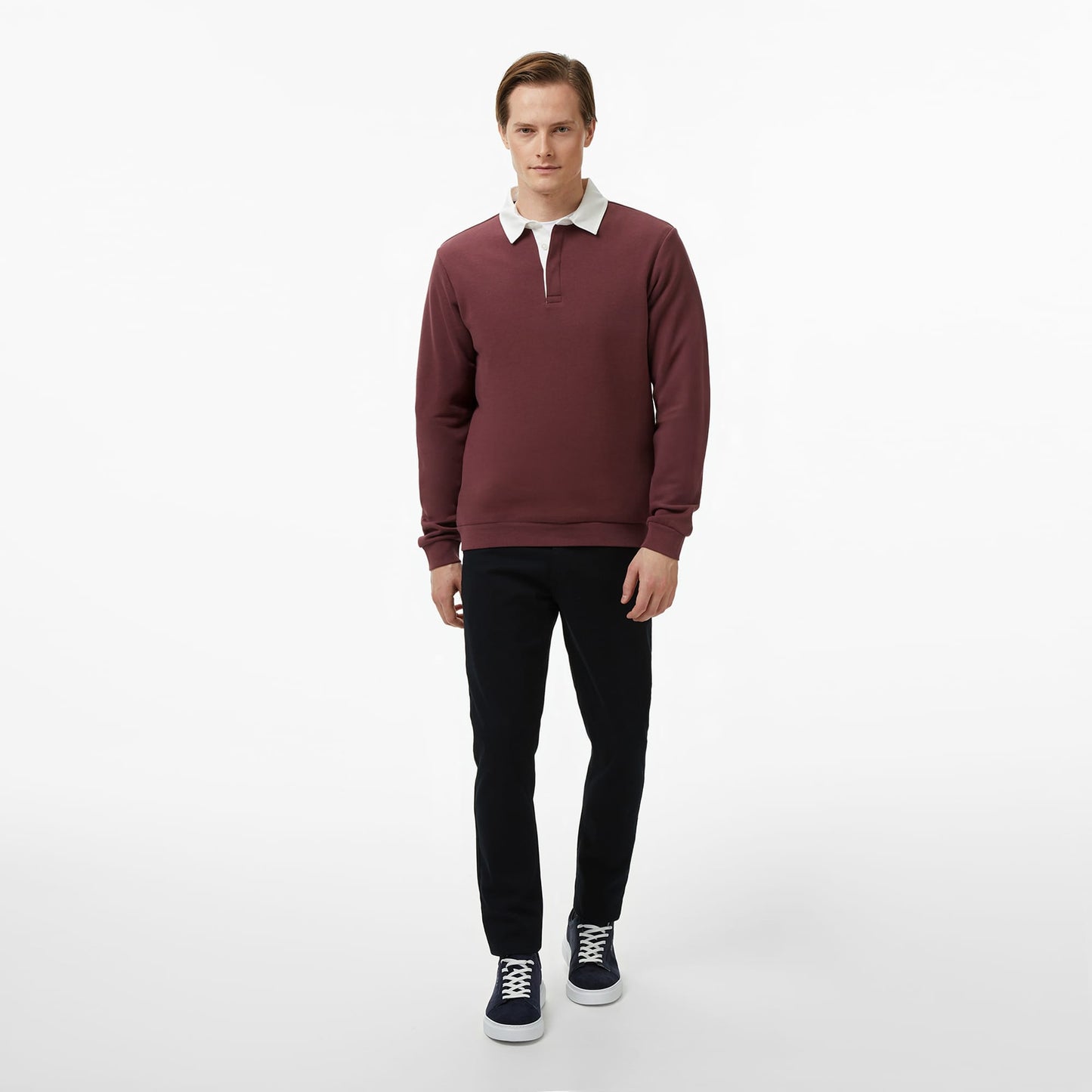 Nautica Erkek Krem Regular Fit Polo