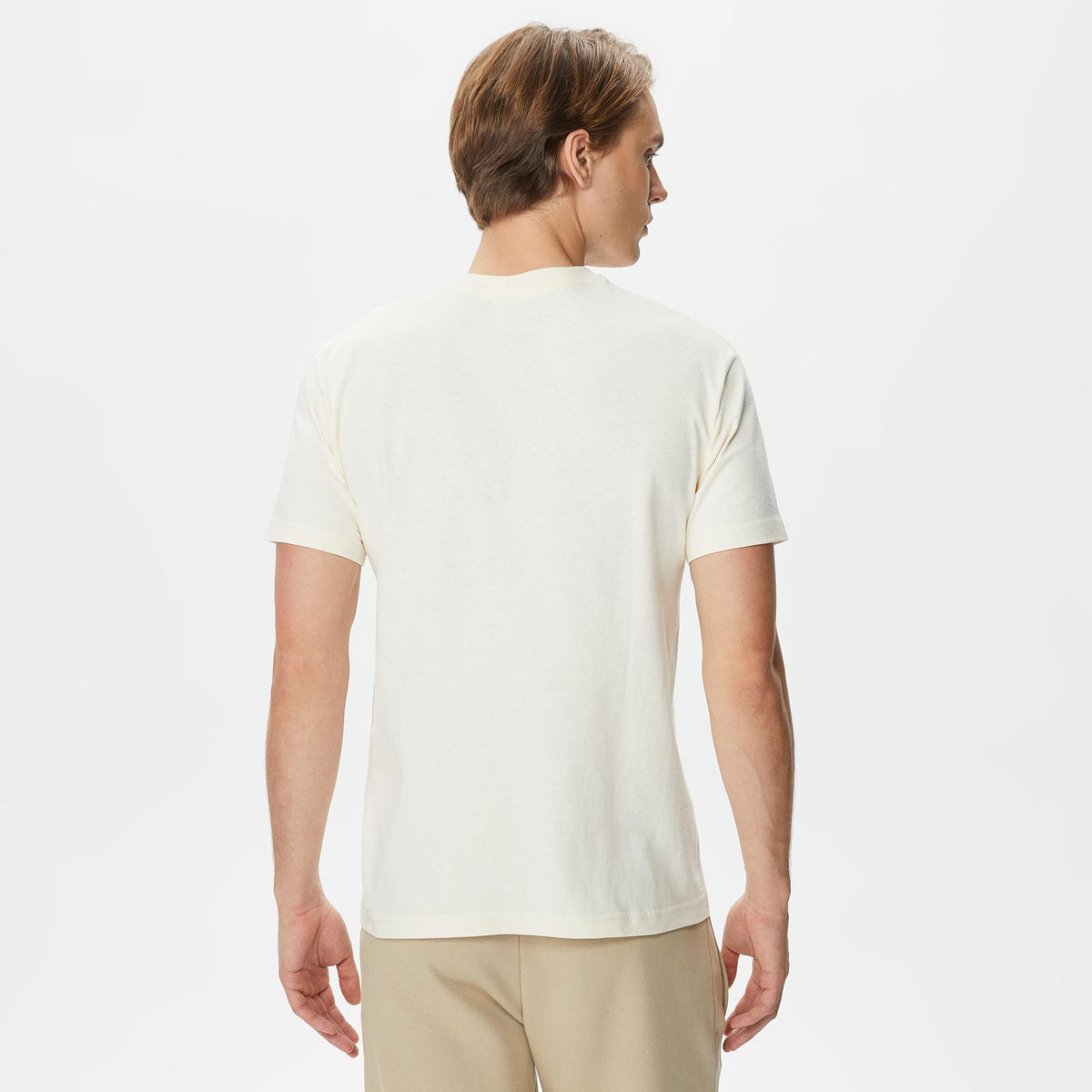 Primitive Essence Erkek Krem T-shirt