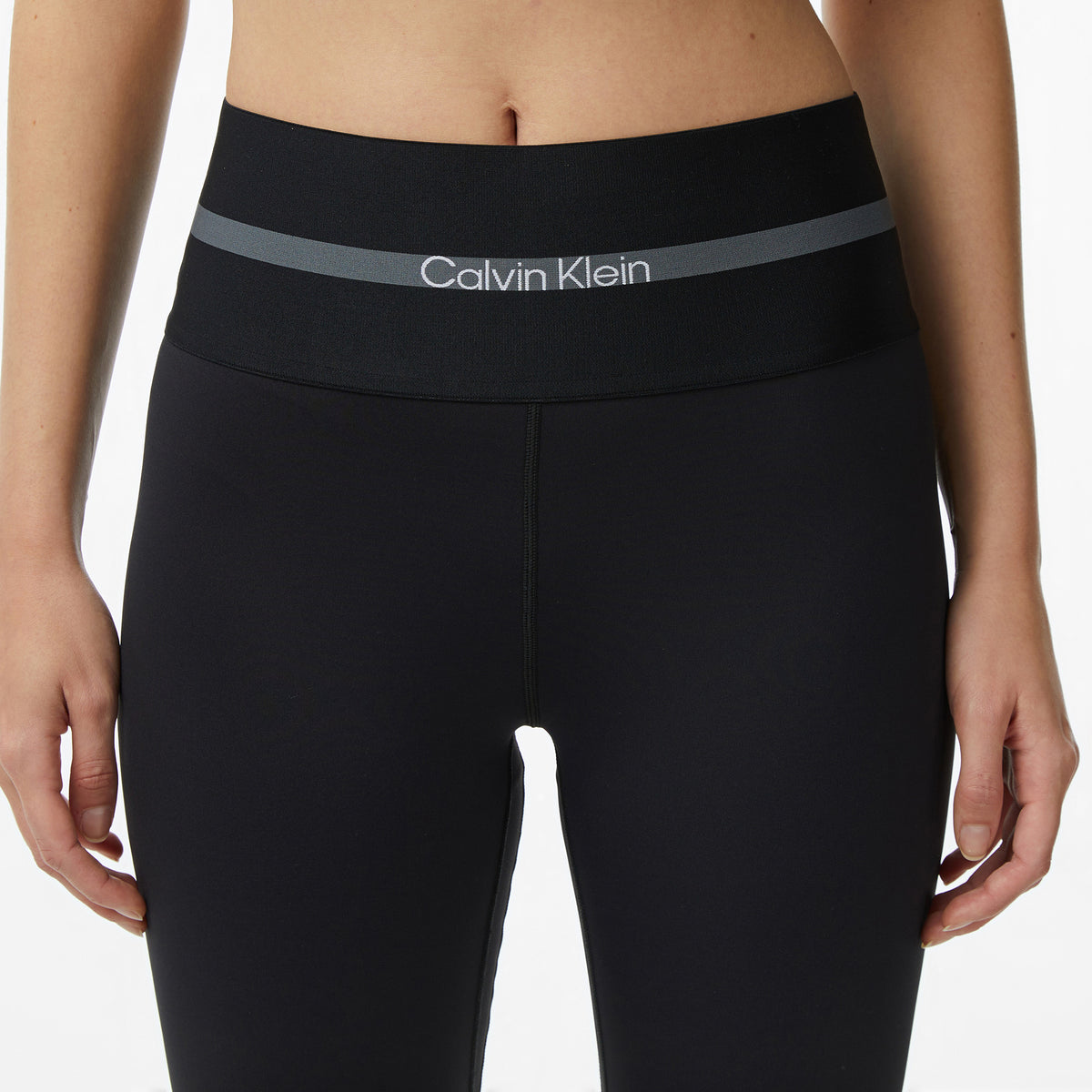 Calvin Klein Icon Sport Wide Kadın Siyah Tayt