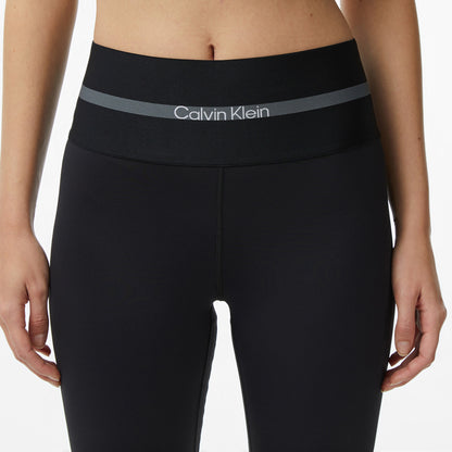 Calvin Klein Icon Sport Wide Kadın Siyah Tayt