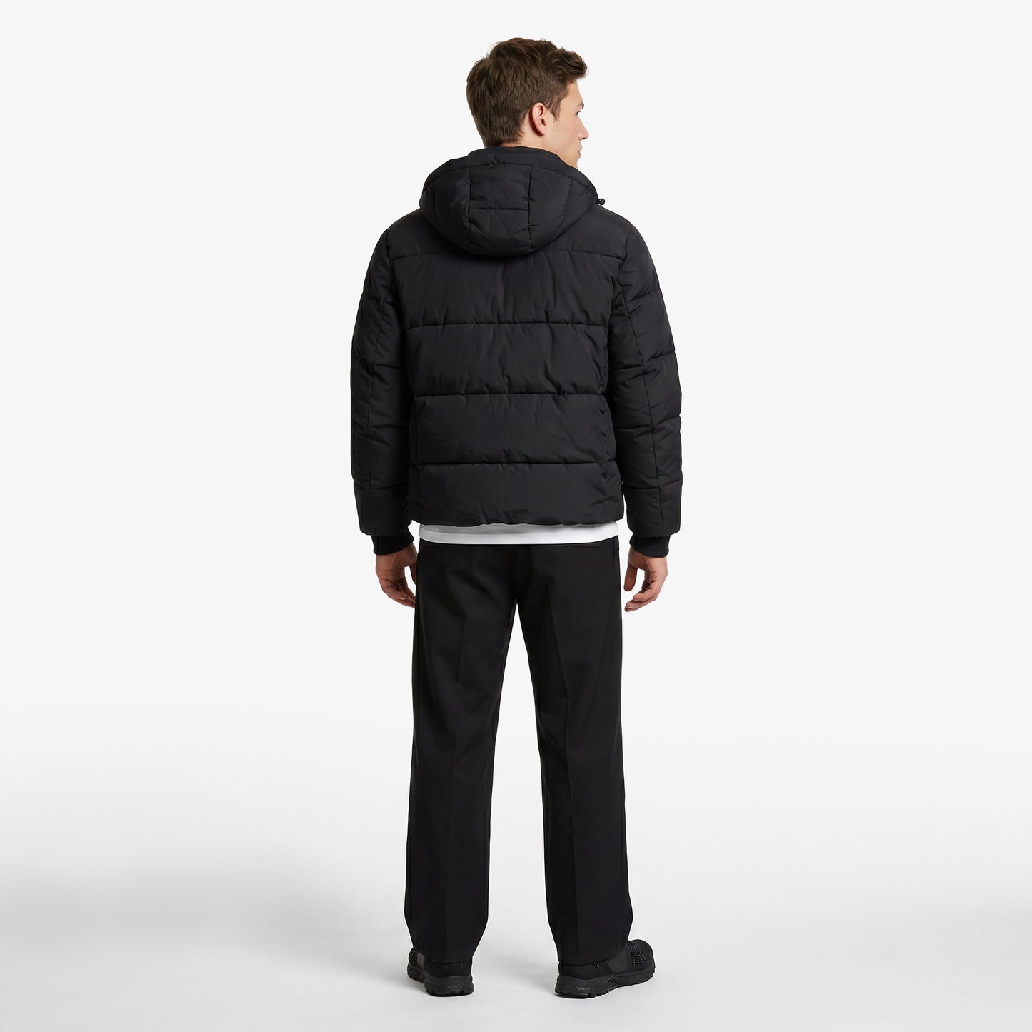 United4 Regular Fit Erkek Siyah Mont
