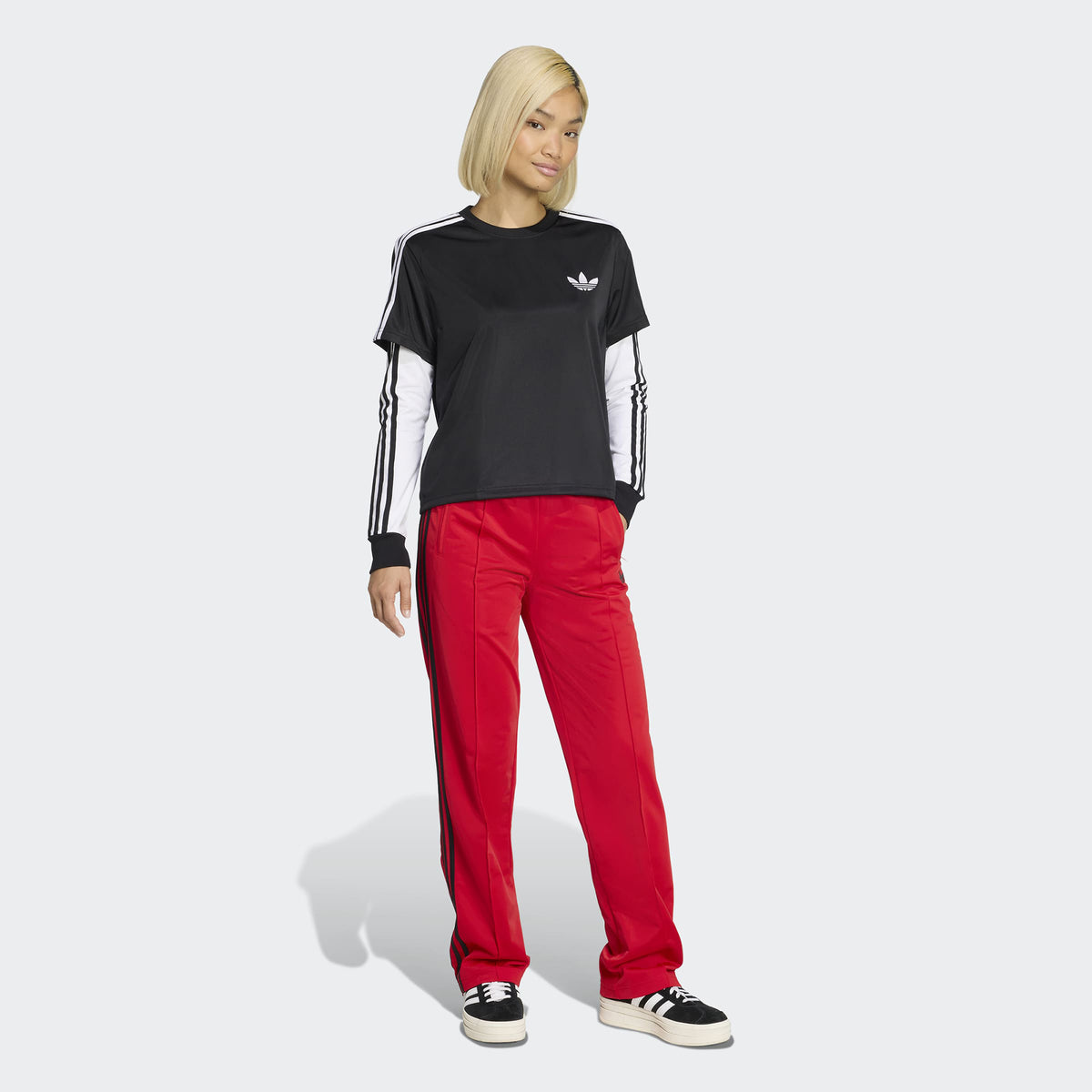 Adidas Firebird Kadın Siyah T-shirt