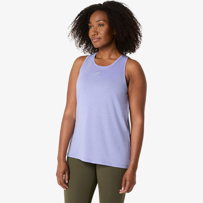 Asics Nagino Run Adjustable Tank Kadın Mor Koşu T-shirt