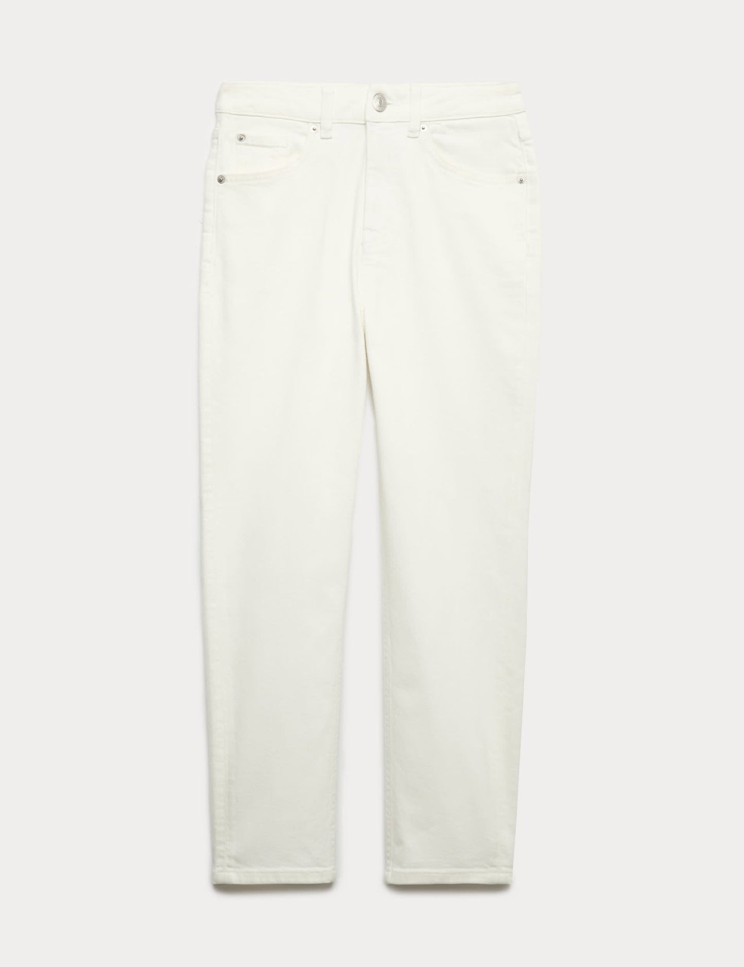 Pamuklu Cropped Pantolon