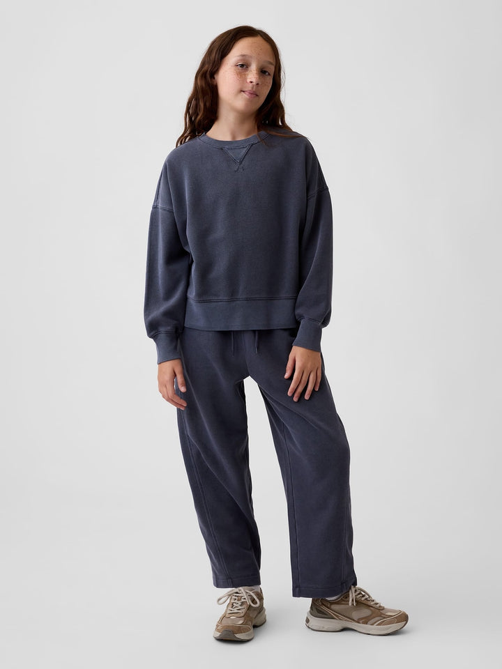 Koyu Gri Vintagesoft Relaxed Barrel Eşofman Altı