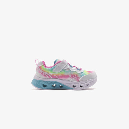 Skechers Flutter Heart Lights Groovy Swirl Bebek Mor Işıklı Spor Ayakkabı