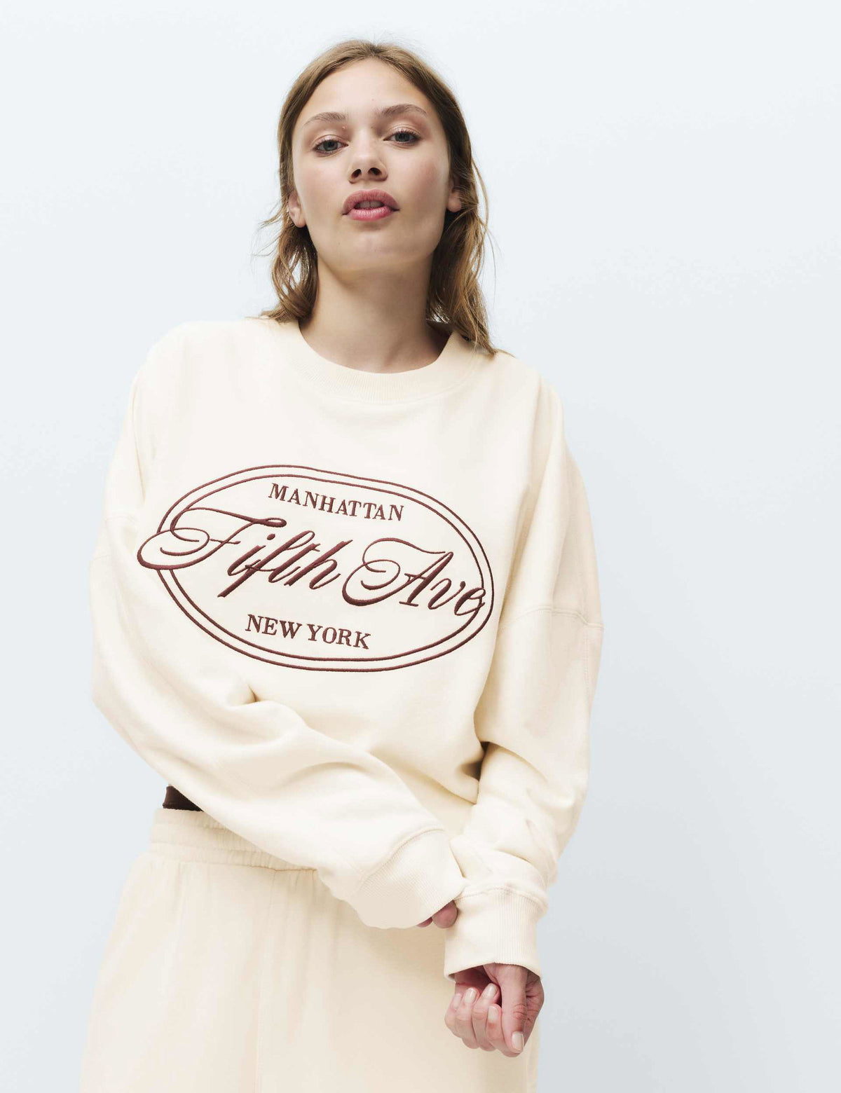 Pamuk Karışımlı Sweatshirt