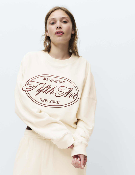 Pamuk Karışımlı Sweatshirt