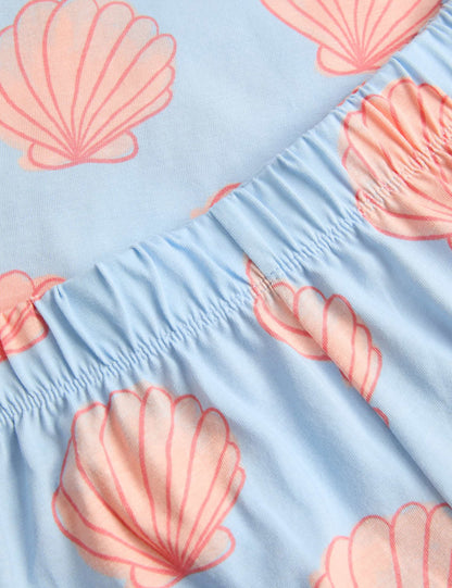 Desenli Pamuklu Pijama Takımı
