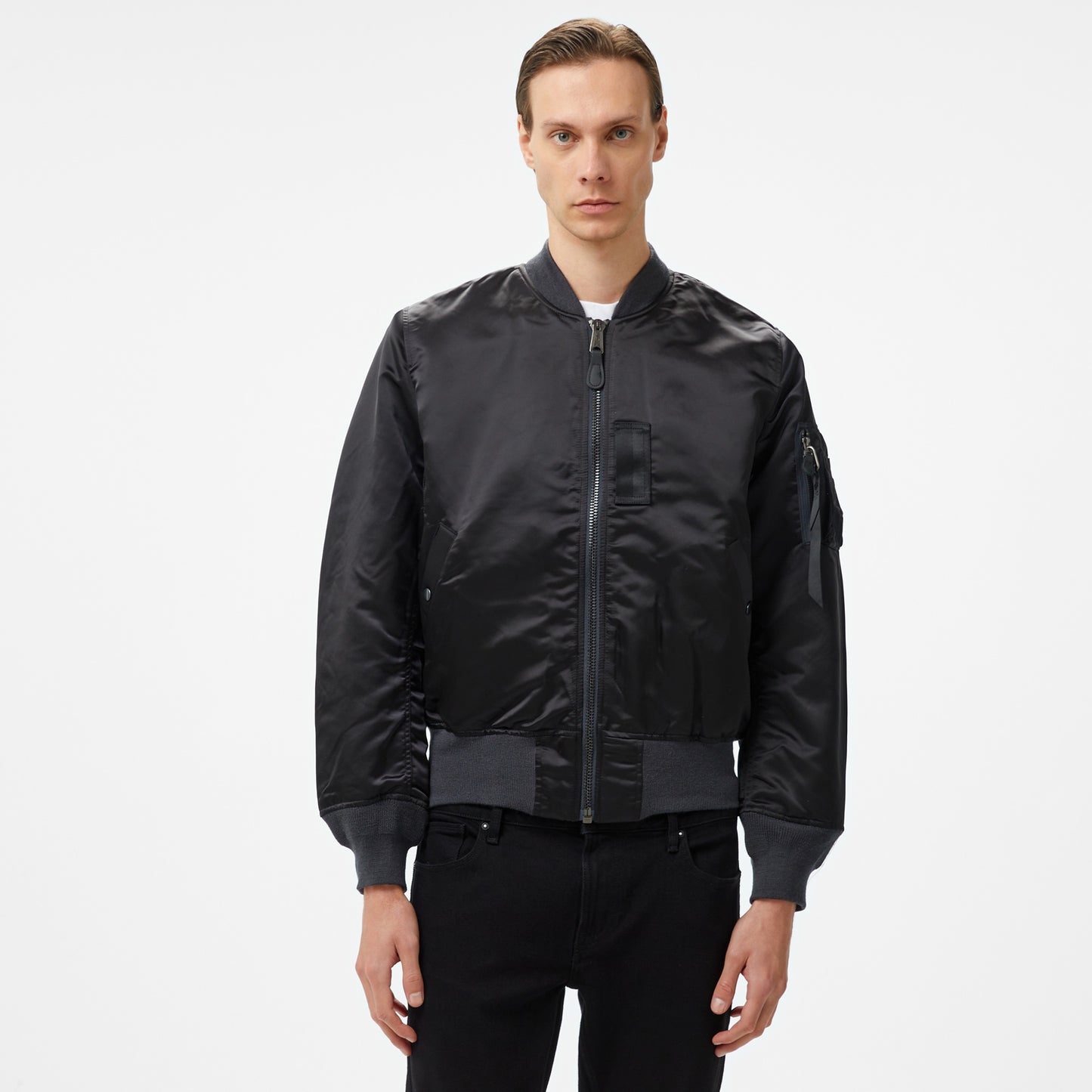 Alpha Industries 1960s Ma-1 Flight Bomber Unisex Siyah Ceket